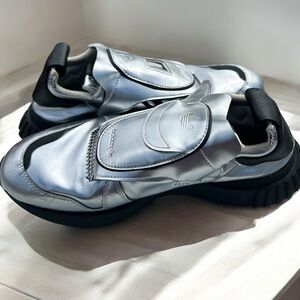 Adidas Originals Futurepacer Men's Athletic Casual Shoes Size 10 silver Leather